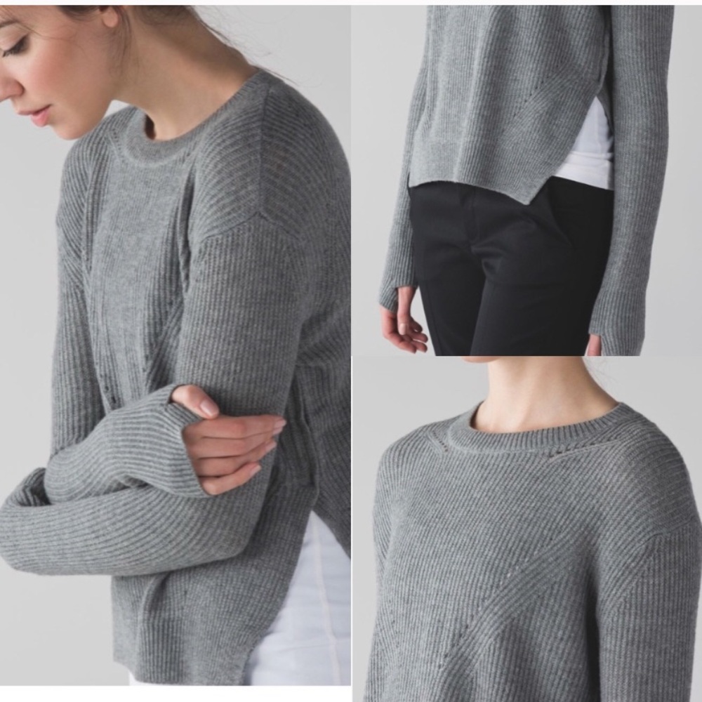 Lululemon Seva Sweater in Grey